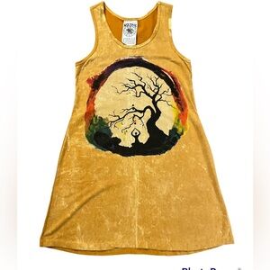 Graphic tank Mini Dress/tunic by No Time